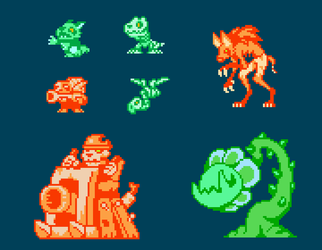 Retro Enemies